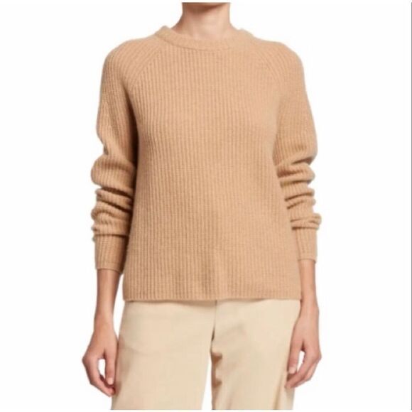 Vince Shaker Stitch Wool Blend Sweater Size L - Picture 2 of 8